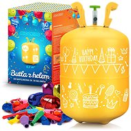 Ricokids Helium bottle 0,20 m3 with balloons and ribbon - Helium Balloons