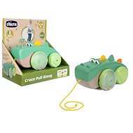 CHICCO Tug Toy Crocodile Eco+ 12 m+ - Push and Pull Toy