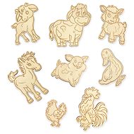 Vemkel Magnetic colouring pages 8 pcs - Animals - Figure