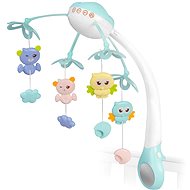 Ricokids RK-813 Detský kolotoč s projektorom modrý - Kolotoč nad postieľku