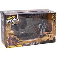 Wiky Military helicopter with pilot 23 cm - Helicopter