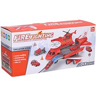 Wiky Airplane Fire Station 30 × 29 × 14 cm - Building Set