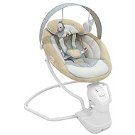BabyGO Cuddly Beige Swing - Baby Rocker