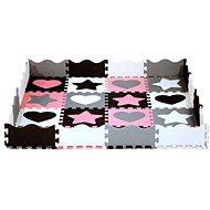 NILS Fun Children's foam puzzle mat MD03 pink - Foam Puzzle