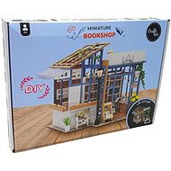 Excellent Miniature DIY house with LED lighting - Bookstore - Creative Kit