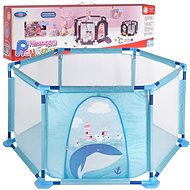 Mamido Playpen with balls bright blue - Baby Playpen