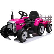 Mamido Electric Tractor with Tow Blow pink - Children's Electric Tractor