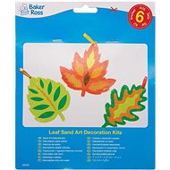 Baker Ross Leaf decoration - sandblasting (AX279) 6 pcs - Sandblasting