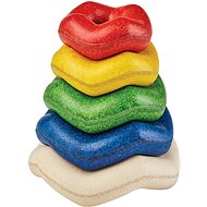 Plan Toys Stacking - Wavy Rings - Stacking Pyramid