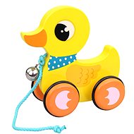 MaDe Wooden duck, 14,5 cm - Push and Pull Toy