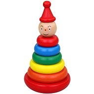 MaDe Wooden rings 17 cm - Sort and Stack Tower