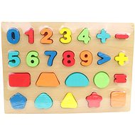 MaDe Wooden mathematics 28 × 20 cm - Puzzle