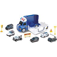 WIKY Police car with effects and 6 small cars 34 cm - Toy Car