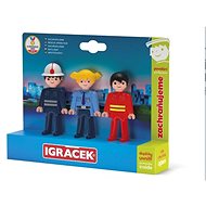 Efko Igráček Trio Rescue - Fireman, Policeman and Rescuer - Figure