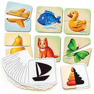 Vemkel Puzzle for little ones - halves and shadows - Wooden Puzzle
