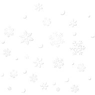 Ruhhy 22359 Christmas window stickers - snowflakes - Kids Stickers