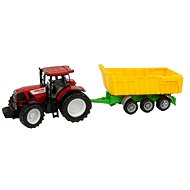Kruzzel 24711 Tractor with trailer 50 cm, red - Tractor