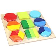 MaDe Wooden educational shapes, 22 × 22 cm - Wooden Blocks