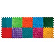 Empt Massage orthopaedic pad "Puzzle Mix" 10 modules - Foam Puzzle