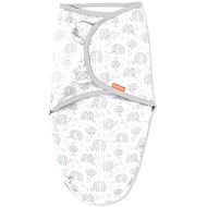 SwaddleMe Swaddle S, grey elephants - Swaddle Blanket
