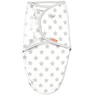 SwaddleMe Wrap L, grey stars - Swaddle Blanket