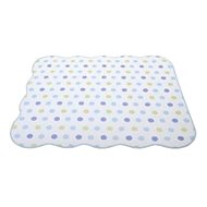 Silver Cloud blanket with polka dots, blue - Duvet 