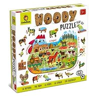 Ludattica Woody Farm, wooden puzzle, 48 pieces - Wooden Puzzle