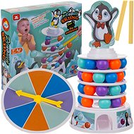 Kruzzel 24718 Arcade game Balancing tower with penguin and balloons - Balance Game