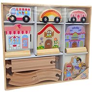 Excellent Wooden car track - Train Set