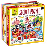 Ludattica Secret Puzzle with magnifying glass, Pirates - Jigsaw Puzzle