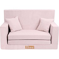 Flumi Children's sofa bed powder pink - Children's sofa