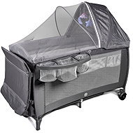 KIK KX2982 Travel cot with changing table, grey - Travel Bed