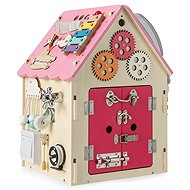 Costway Montessori House, pink - Activity Board