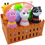 ACTIVE Children's skittles - Animals - Bowling Pins