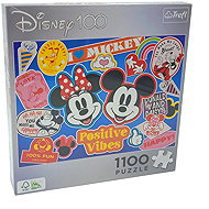 TREFL Puzzle 1100 pieces - Mickey and Minnie mouse - Jigsaw Puzzle