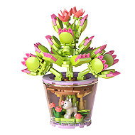 Kruzzel 26459 Creative 3D Bonsai Flower Kit - 172 pcs - Building Set