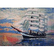 GFT Diamond painting with frame - Sailing ship - Diamond Painting