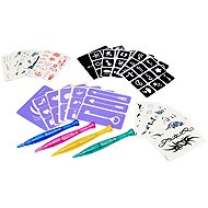 MalPlay Temporary tattoo kit with glitter - Beauty Bomb - Temporary Tattoo