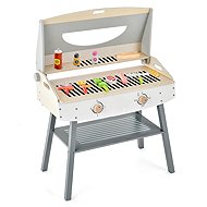 Costway Wooden BBQ Grill - Toy Appliance