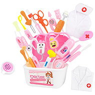KIK KX2947 Doctor set in case, 35 pcs - Kids Doctor Briefcase
