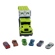ISO 26527 TIR truck with garage and slide, 6 cars - Toy Car