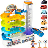 ISO 26606 Four-storey garage with elevator and toy cars - Toy Garage