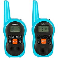 KIK KX3634 Radios for kids, 3 km range, 2 pcs, blue - Kids' Walkie Talkie