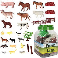 Bavytoy Tube with animals 32 pcs - Figure