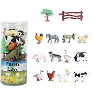 Bavytoy Tube with animals 18 pcs - Figure