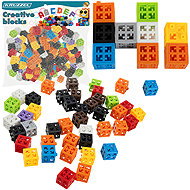 Kruzzel 26377 Creative 3D building set 2 × 2 cm, 160 pieces - Building Set
