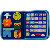 Kruzzel 26881 Montessori sensory book, blue - Educational Set