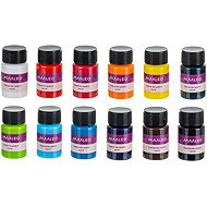 Maaleo 26296 Set of colours for glass and ceramics 12 × 20 ml - Glass Paints