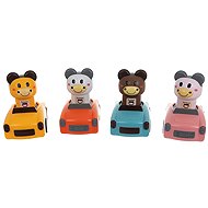 ISO 26728 Sensory toy 4 cars with animals - Baby Toy