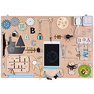 KIK KX4630 Wooden manipulative sensory board, 75 × 50 cm - Activity Board